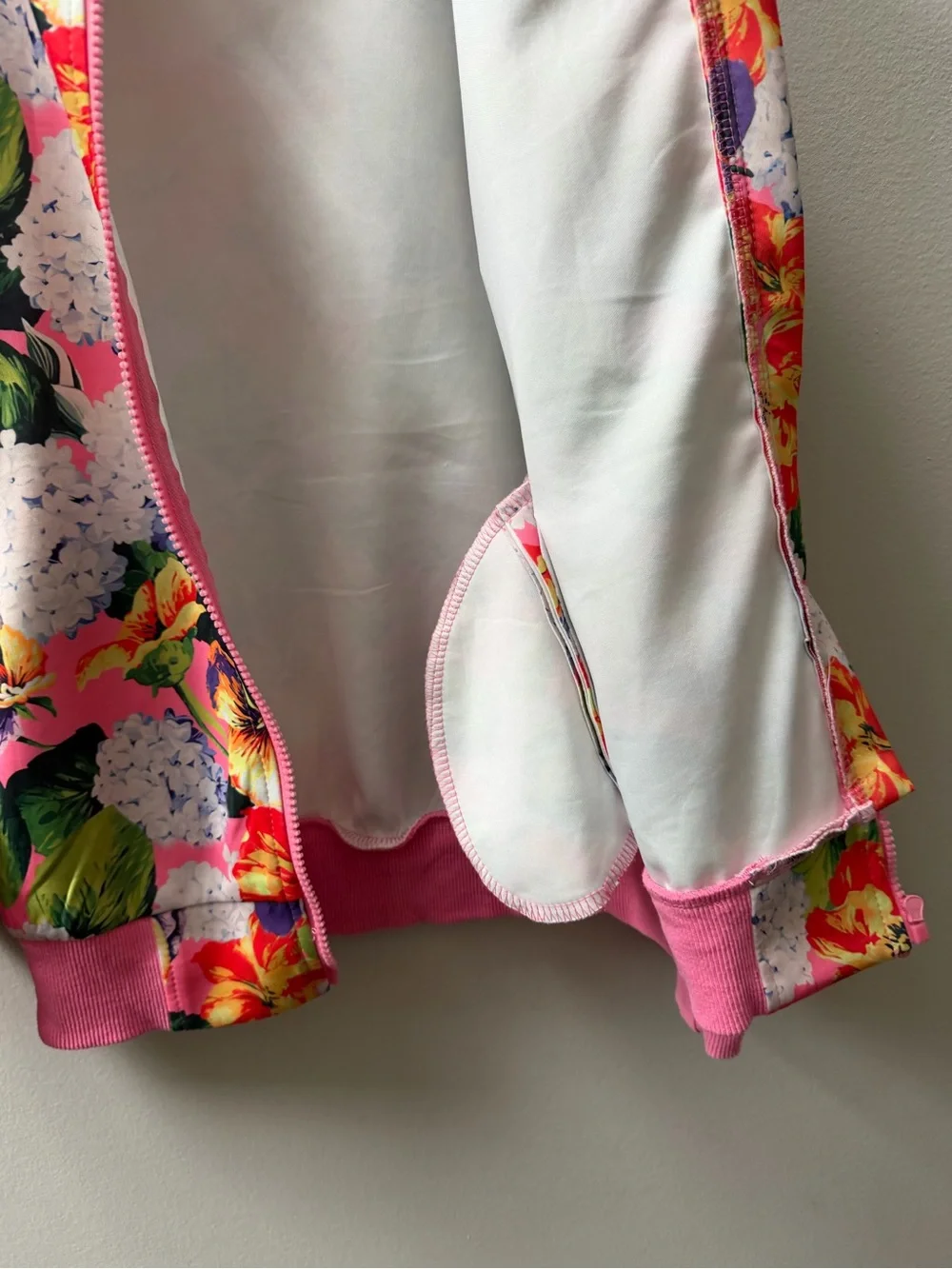 Lola + The Boys Pink Floral Kids Matching Set Jacket Pants Pockets Happy School